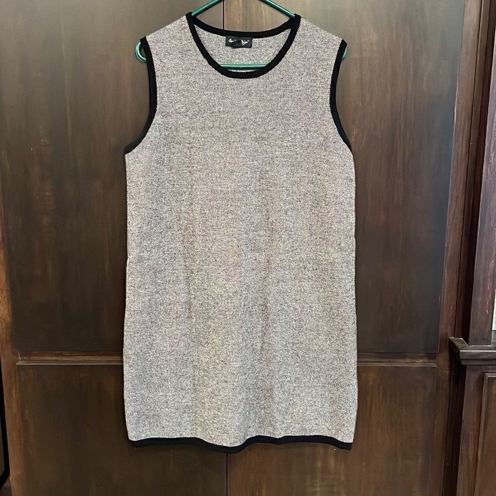 Charlie Paige Black & White Sweater Dress Large